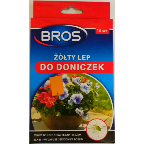 LEP DO DONICZEK ŻÓŁTY 10SZT.