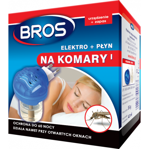 ELEKTRO+PŁYN NA KOMARY 60 NOCY